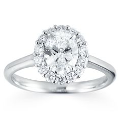 Oval Halo Ring