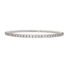 White Gold Diamond Extensible Bracelet