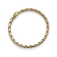 Zoe Two-Tone Box Link Bracelet