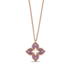 Rose Gold Venetian Princess Pink Titanium Diamond Pendant